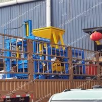 Ligne de production de briques en ciment populaire, machine entièrement automatique de fabrication de blocs creux, ligne de production de pavés en béton hydraulique