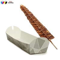 Boîte à gaufres en papier avec impression de logo personnalisée de qualité alimentaire
