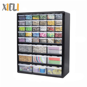 Plastic Parts Storage Hardware and Craft Cabinet Home Garage DIY Craft Plastic Drawer Organizer