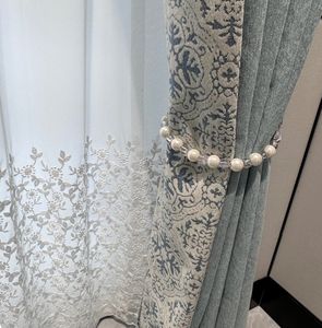 轻奢华法国银色奢华窗帘样板间窗帘 - Product Image 4