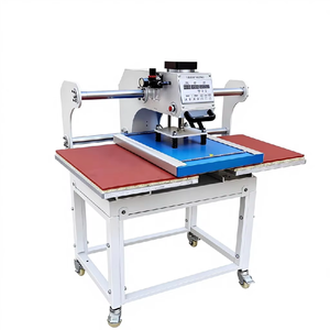 Máquina de prensado térmico semiautomática de doble estación con impresora de cama plana, nueva condición, horno de transferencia neumático - Product Image 5