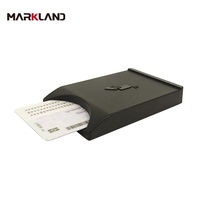 MCR2100 OEM y ODM Lector de tarjetas inteligentes de interfaz dual Contacto y escritor NFC compatible con ISO7816 ISO14443 ISO18092