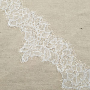 Ajuste de encaje de pestañas de estilo francés, ajuste de encaje de punto, mezcla de nailon ecológica para accesorios de ropa - Product Image 4