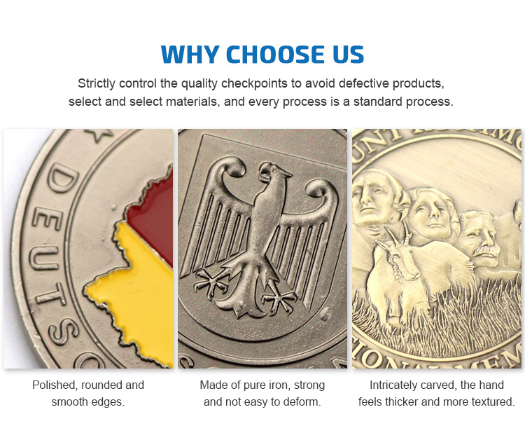 Wholesale Metal Customized Collectible Coins Souvenir Gift Antique Souvenir Coins