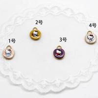 FMSCM-15 Charmes en émail coloré en forme de cœur et d'étoile pour la fabrication de bijoux, pendentifs en acier inoxydable avec slogan, vente en gros