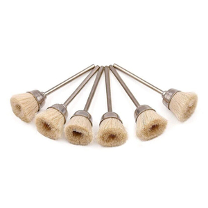 Cerdas de carpintería para pelo de caballo de cabra, herramientas rotativas de pulido de joyería, cepillo de copa de alambre abrasivo, precio barato - Product Image 4