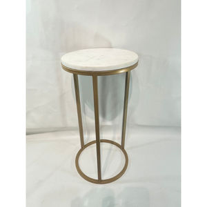 Table d'appoint moderne en marbre avec cadre en fer thermolaqué – Collection prix de gros - Product Image 4