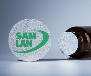 Sellos Redondos de Aluminio Sam Lan, Aleación H14 8011, Grado Alimenticio, Tratamiento Simple, Tapa Amarilla Incluida - Product Image 4