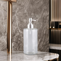 Flacon en verre vide de 700 ml au design populaire pour crème de soin de la peau, usage domestique pour désinfectant pour les mains, lait corporel, sous-emballage