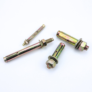 Boulon d'ancrage à expansion robuste en acier au carbone, zingué jaune, boulons de fixation M6 M12 M14 M16, cheville d'ancrage pour béton - Product Image 3