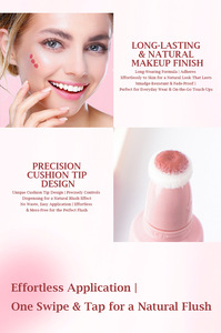 Rubor Líquido Vegano de Larga Duración Color Rosa Claro, Marca Privada, Rubor Mágico de Terciopelo de Alta Pigmentación, Personalizable con Logotipo - Product Image 4