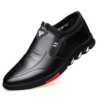 Chaussures à lacets pour hommes, chaussures en cuir décontractées