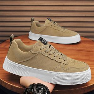 Sneakers Platform All'Ingrosso, Calzature Sportive Traspiranti alla Moda, Leggere, per Uomo, Nero e Verde, Scarpe Casual Giovanili - Product Image 2