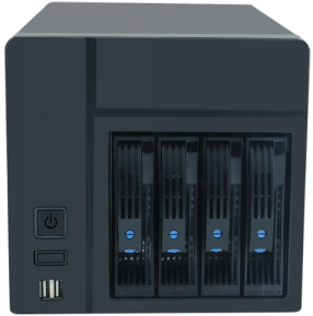 Plateforme matérielle NAS Cloud Privé à 4 baies, Mini PC de stockage réseau 4 baies, Serveur NAS N100 CPU MINI à 4 baies - Product Image 3