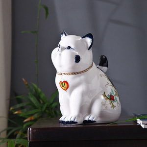 29.5X21CM S2 Modern Minimalist Ceramic <strong>cat</strong> <strong>Figurines</strong> for Home Decoration and Display, Creative Wedding Gifts - Product Image 3