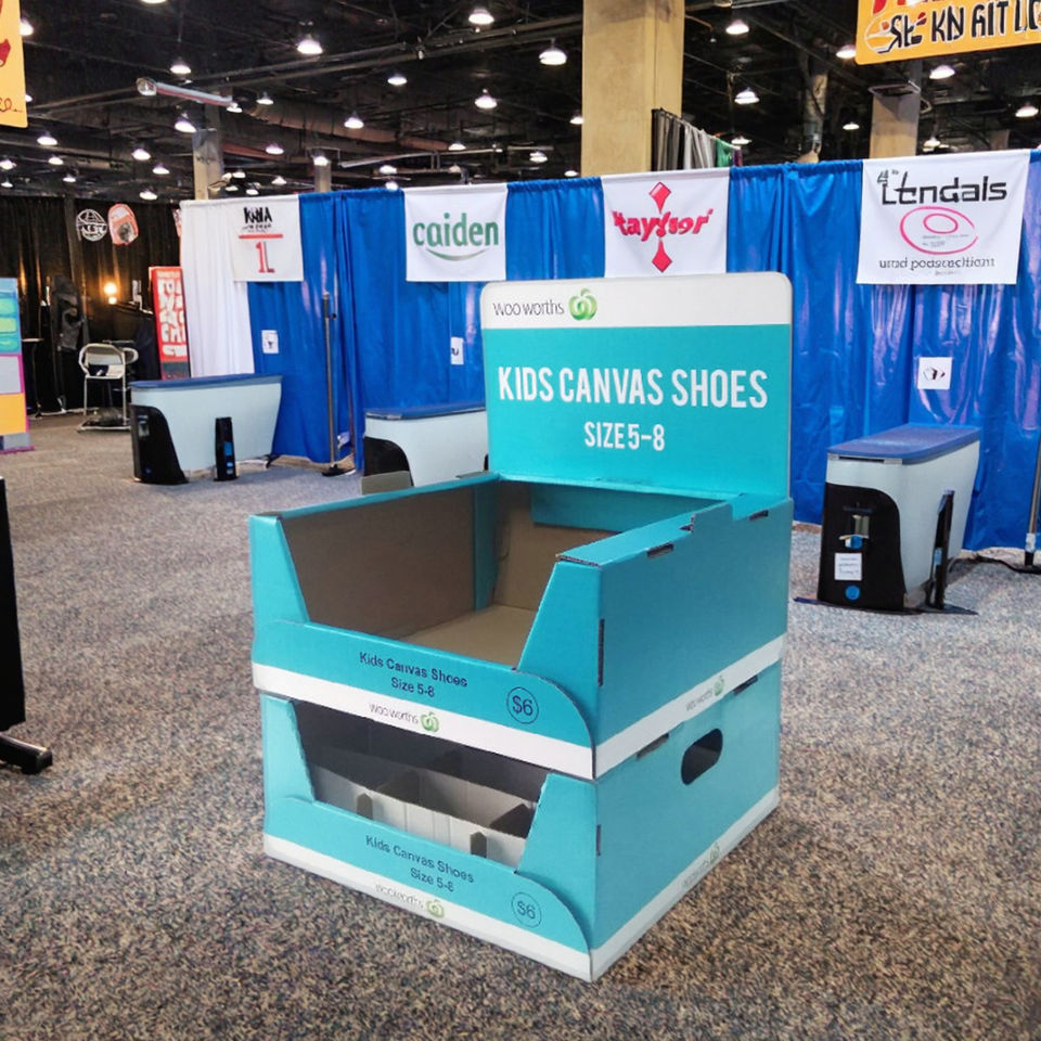 Customized Logo Colour Printing Advertising Cardboard Counter Display ...