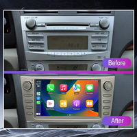 06-11 para Toyota Camry coche estéreo grande 10 \ "Pantalla táctil Android Navigator Carplay GPS TV REPRODUCTOR DE CD 2G RAM MP3 funciones Dashbo
