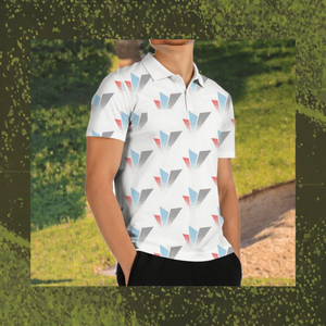 Camiseta Polo Personalizada con Estampado Digital 3D para Hombre, Manga Corta, Tejida, Informal, para Golf - Product Image 3
