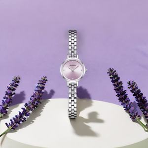 Reloj de Cuarzo Delgado Personalizable para Mujer con Correa de Joyería Impermeable, Variedad de Colores, MOQ Bajo, Logotipo OEM, Movimiento Japonés - Product Image 3