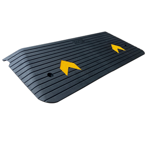 Rampe <span class=keywords><strong>de</strong></span> <span class=keywords><strong>trottoir</strong></span> robuste noire 1100*410*50mm en caoutchouc pour fauteuils roulants et voitures, pour la circulation routière - Product Image 3