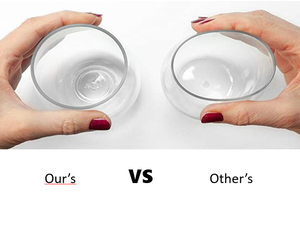 Verre à vin incassable en <span class=keywords><strong>plastique</strong></span> PET à bord doré de 12oz Flûtes à <span class=keywords><strong>champagne</strong></span> et whisky en <span class=keywords><strong>plastique</strong></span> sans pied pour bar - Product Image 6