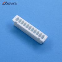 Connecteur terminal mâle JINDA 1.25T-1-11Y 1.25mm 11 broches simple rangée, fil vers carte, coque en nylon blanc, pour PCB automobile