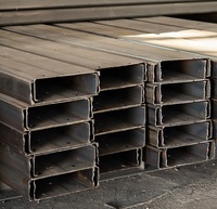 Poutre en acier au carbone Q195 Q235 Q355 laminée à chaud, profil en U, profil en C, prix usine