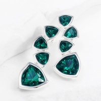 Boucles d'oreilles vintage UN50 de style espagnol UNO, bijoux plaqués argent pour femmes, vente en gros, catalogue et liste de prix disponibles sur demande