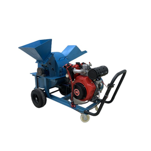 Máquina trituradora de madera móvil multifuncional industrial con engranajes para cortar maíz comestible, paja, espigas de maíz, troncos, hongos y forraje - Product Image 3