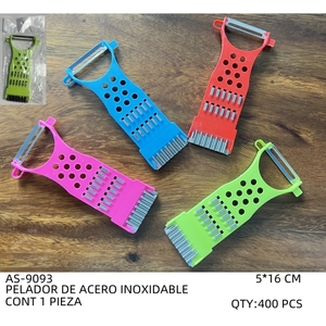Pelapatate in acciaio inossidabile colorato strumento da cucina frutta e verdura Peeling elegante - Product Image 1