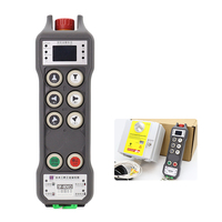 Control Remoto por Radio para Grúa Industrial, Resistente al Agua IP67, 6 Botones, Doble Velocidad, Recargable, de Fábrica