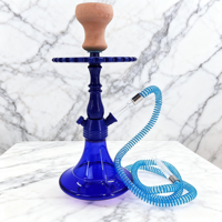 Chicha portable multicolore, design léger, chicha colorée, ensemble complet de chicha, corps transparent, chichas
