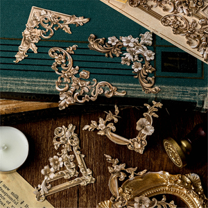 <span class=keywords><strong>20</strong></span> Piezas de Esquinas Decorativas Vintage para Álbumes de Recortes, Suministros para Scrapbooking, Esquinas de Encaje en Relieve para <span class=keywords><strong>Fotos</strong></span>, para Álbumes de Recortes y Diarios - Product Image 4