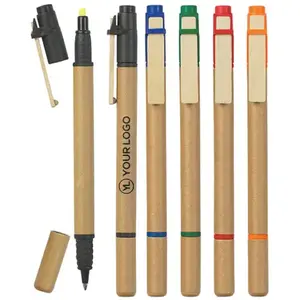 Doppia Funzione Eco-Friendly Penna ed Evidenziatore