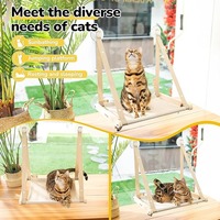 Pliable Lavable En Machine Nouveau Personnalisé En Gros chat Hamac Siège Souple Convient Pour Les Chats À Jouer Avec
