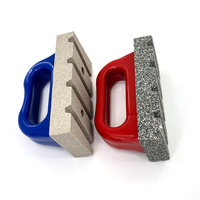 Blocs de ponçage rectangulaires personnalisables OEM en plastique à dureté moyenne, épaisseur 25 mm, 150x75x25 mm, outils abrasifs pour