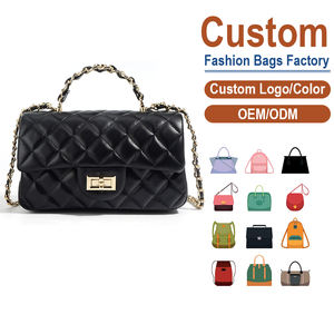 Sac à chaîne matelassé en cuir véritable, sac à main de luxe vintage, sac à bandoulière polyvalent pour l'hiver et l'automne, sac unisexe OEMODM personnalisé - Product Image 1