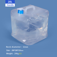 Impression personnalisée boisson réutilisable 5L 10L 15L 20l sac d'eau souple pliable conteneur de liquide sac à eau de camping en plein air