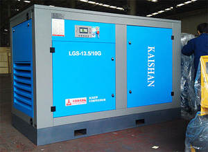 Compresseur d'air à vis rotatif stationnaire à entraînement direct industriel lourd de 160 kW 200 CV refroidi par eau - Product Image 2