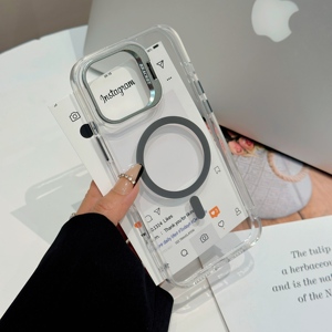 <span class=keywords><strong>เคส</strong></span>โทรศัพท์มือถือดูดซับแรงกระแทกแม่เหล็กโปร่งใสสำหรับ itel A60 <span class=keywords><strong>A70</strong></span> A05S A04 - Product Image 5