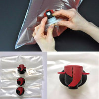 Sac aseptique personnalisé 5L 10L 20L 25L avec valve en boîte pour boissons gazeuses, café, vin, lait, jus PE