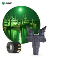 JKNV PVS7 2051 Lunettes de vision nocturne Gen2+ Phosphore vert Fom1200-Fom2400 Montage sur casque IR IP65 Étanche OEM ODM 1x 60-64lp/mm