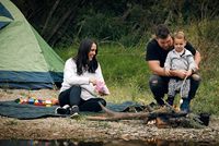 Couverture de camping imperméable en polaire à motif écossais, grande couverture familiale lavable en machine pour le camping, les pique-niques et les activités de plein air