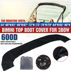 3 BOW Bimini Top <b>Boot</b> <b>Cover</b> No Frame with Zipper 600D Waterproof Boat <b>Cover</b> Anti UV Dustproof Marine <b>Cover</b> Boat Accessories - Product Image 1
