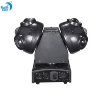 Double-boule haute performance 8*10W pour la lumière RVB DMX512 LED IP33 Rotation Stage Disco Party Light