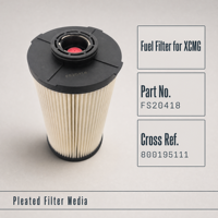 Filter Bahan Bakar FS20418 800195111 untuk XCMG