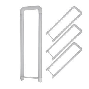 Tube LED en forme de U T8, 4 pieds, 22W, 5000K, lumière du jour, corps en aluminium, IP44, usage commercial et bureautique - Product Image 2