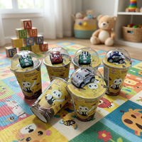 Biscuits Surprise OEM Personnalisés pour Enfants, Remplis de Chocolat, avec Mini Voiture de Course Jouet, Idéal pour Fêtes et Récompenses, Vente en Gros