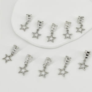 Anillos para el Cabello con Diseño de Estrella, Estilo Europeo y Americano, de Aleación, para Mujeres, Uso Diario, Accesorios Decorativos para el Cabello - Product Image 5