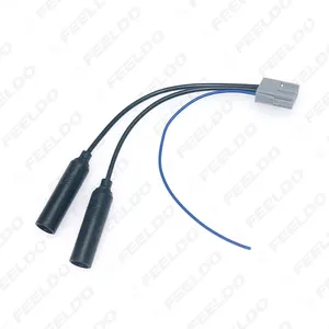 Adaptador de antena de Radio estéreo para coche Honda CRV Civic, doble cabezal macho a hembra, Cable de Radio